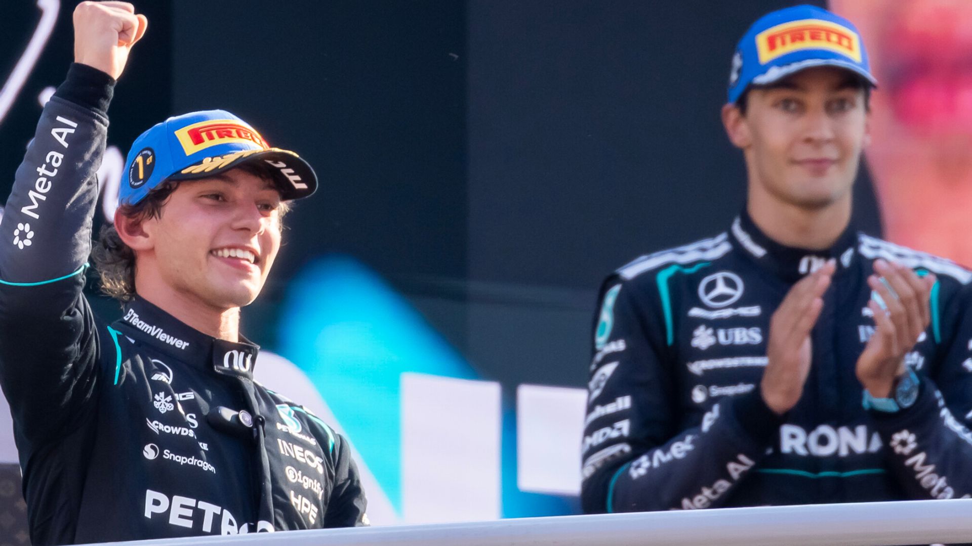 Brundle's verdict on Antonelli fairytale, 'bruised' Russell and Ferrari 'skirmish'
