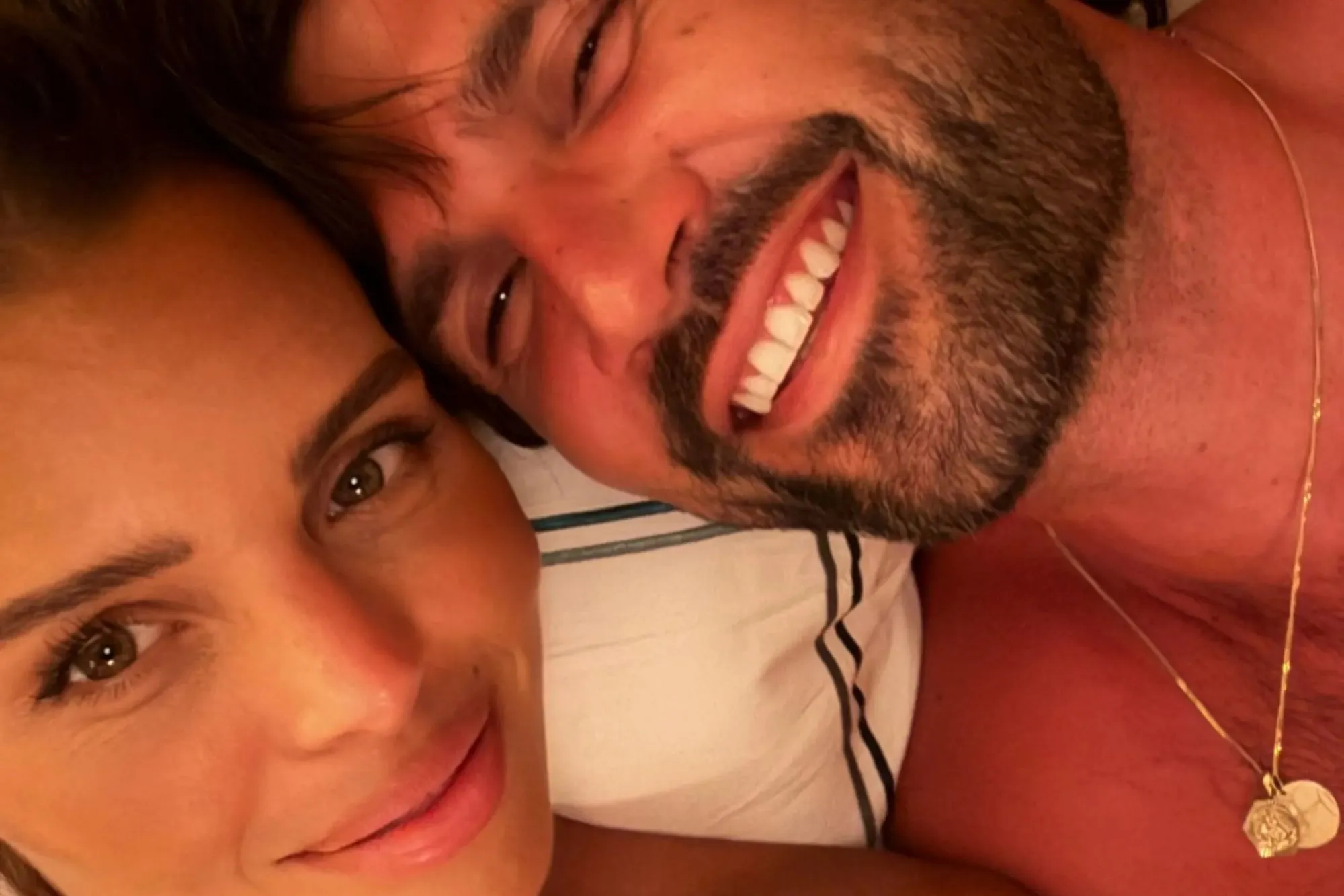 Chloe Lewis and Dan Edgar share racy naked snap in bed together as they enjoy loved-up holiday in Marbella