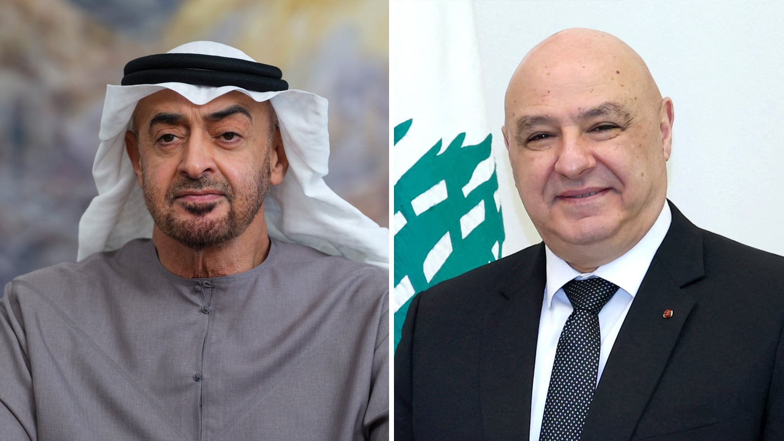President Sheikh Mohamed hold talks with Lebanese counterpart Joseph Aoun