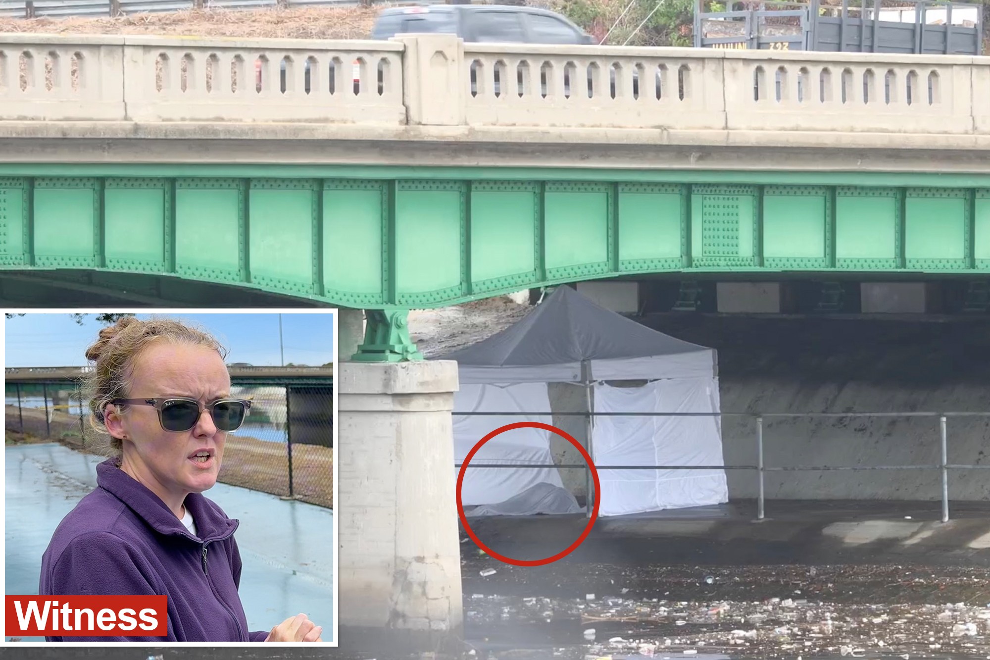 Horror discovery in creek near ritzy California beach town