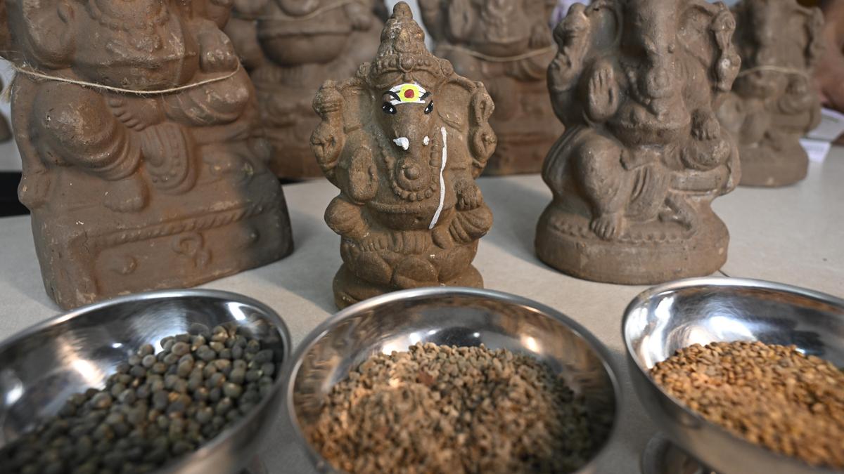 Ganesh idols that grow after immersion