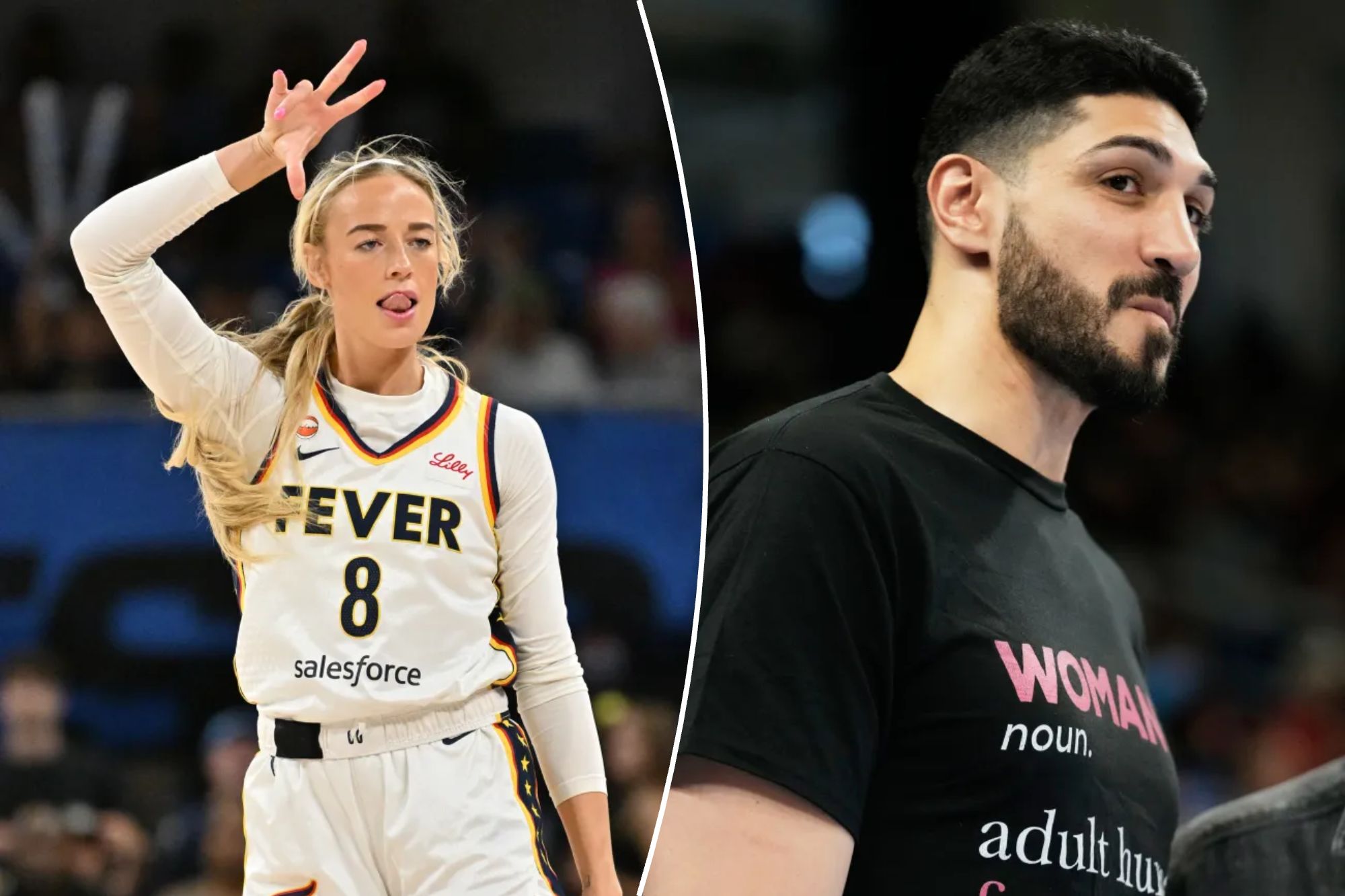 Enes Kanter Freedom reveals Sophie Cunningham text exchange after courtside blowup