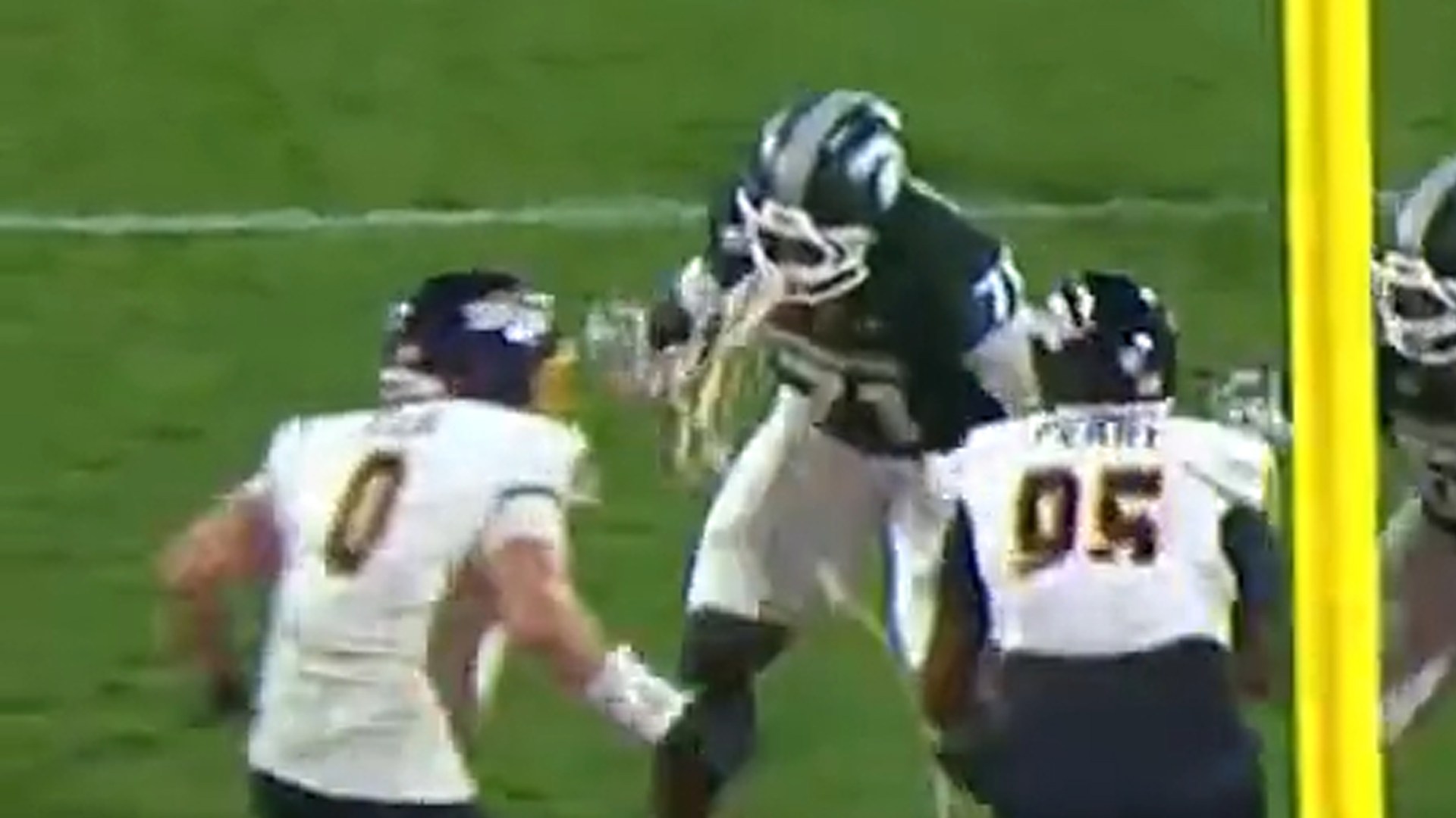 College football fans left feeling sick after Michigan State star VOMITS on opposing player mid-game – ‘that’s gross’