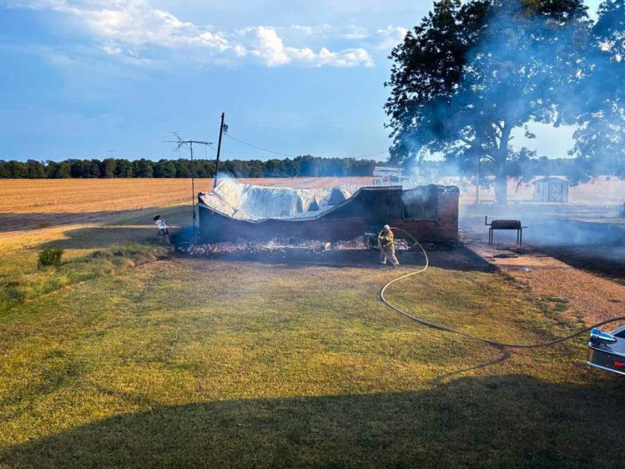 Quitman County, MS home declared a total loss after fire