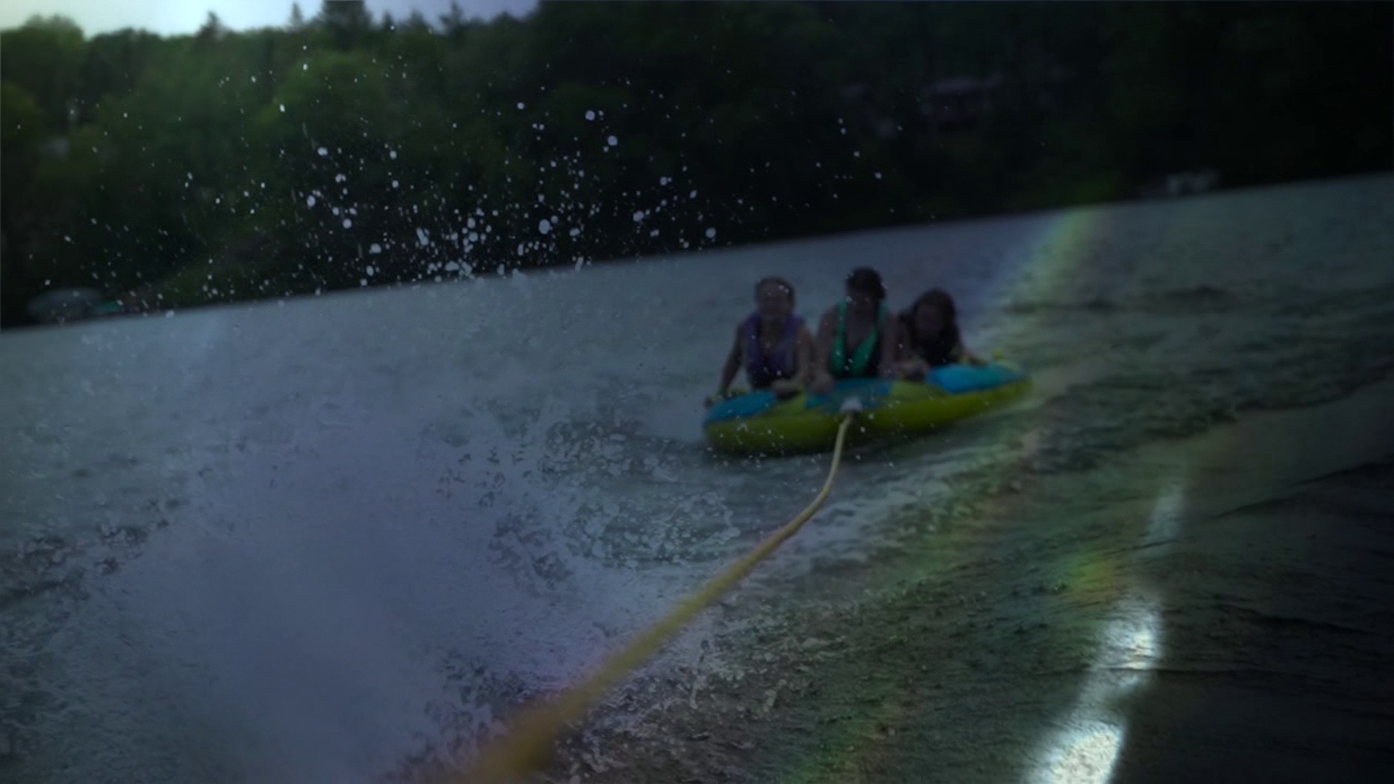 2 kids hospitalized after tubing crash on Big Kandiyohi Lake