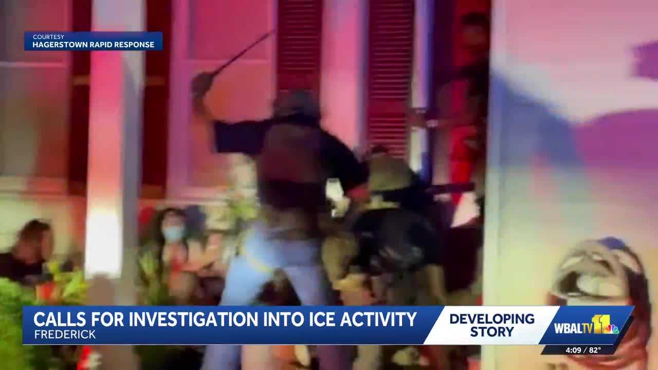 Violent ICE protest in Frederick prompts calls for investigation