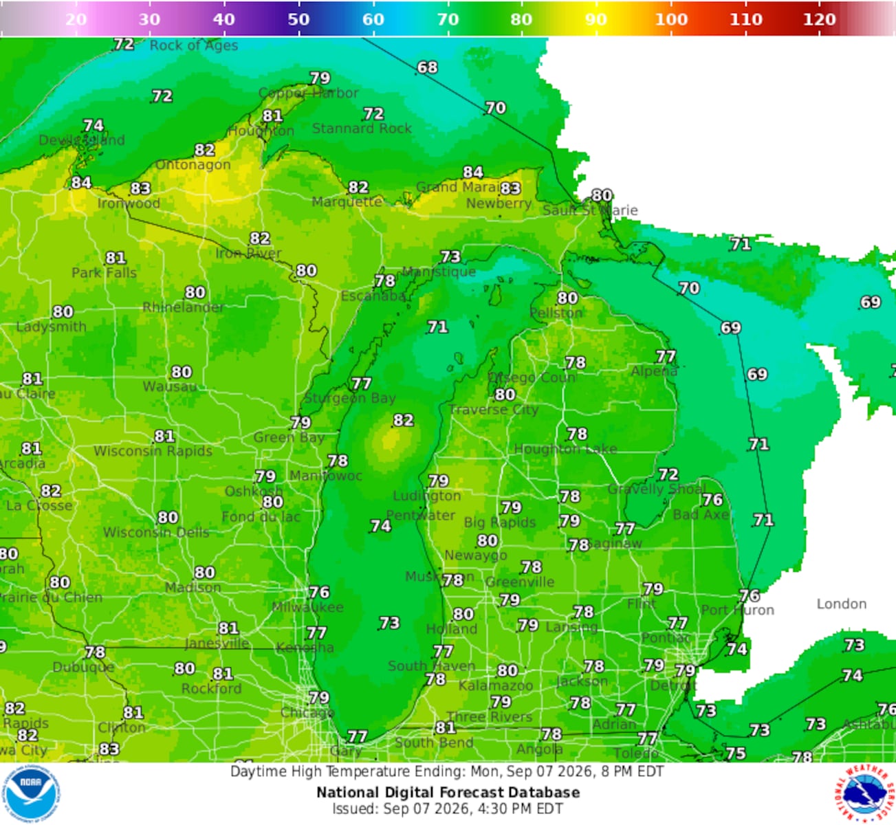 Michigan Weather: Rain, strong winds for early this week