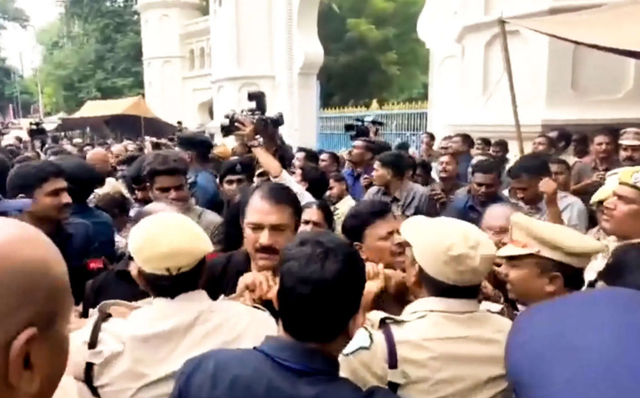 KT Rama Rao, among BRS leaders booked for assaulting cops outside Telangana assembly