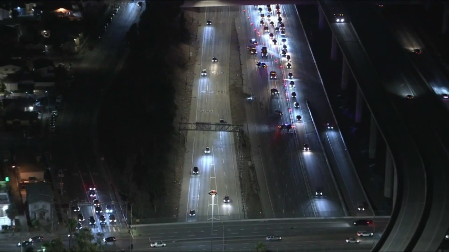 Deadly 3-car crash slows traffic on 110 Freeway