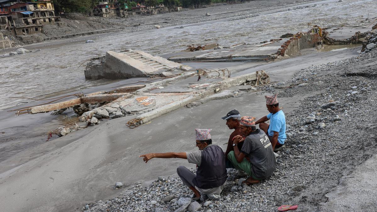 Flood-hit Nepal races to rebuild bridges, restore vital road links with India, China support
