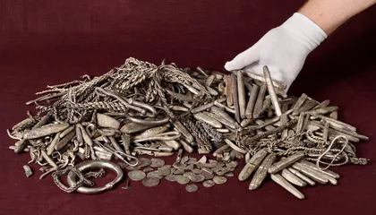 Routine Yard Work Reveals a Trove of Viking Silver—the Largest Treasure of Its Kind Ever Discovered in Denmark