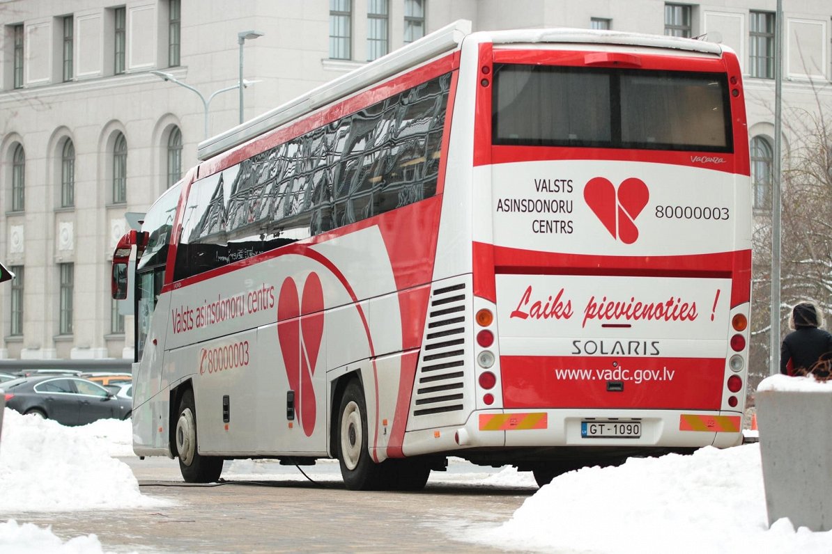 Blood donors needed in Latvia