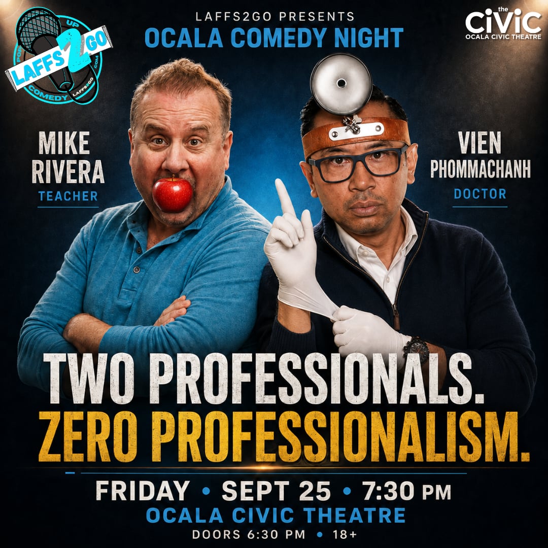 ‘America’s Funniest Teacher,’ ‘The Comic Doc’ coming to Ocala Civic Theatre