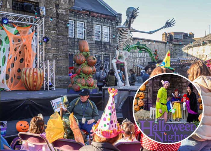 Trick-or-treat inside Eastern State Penitentiary at a free fall festival