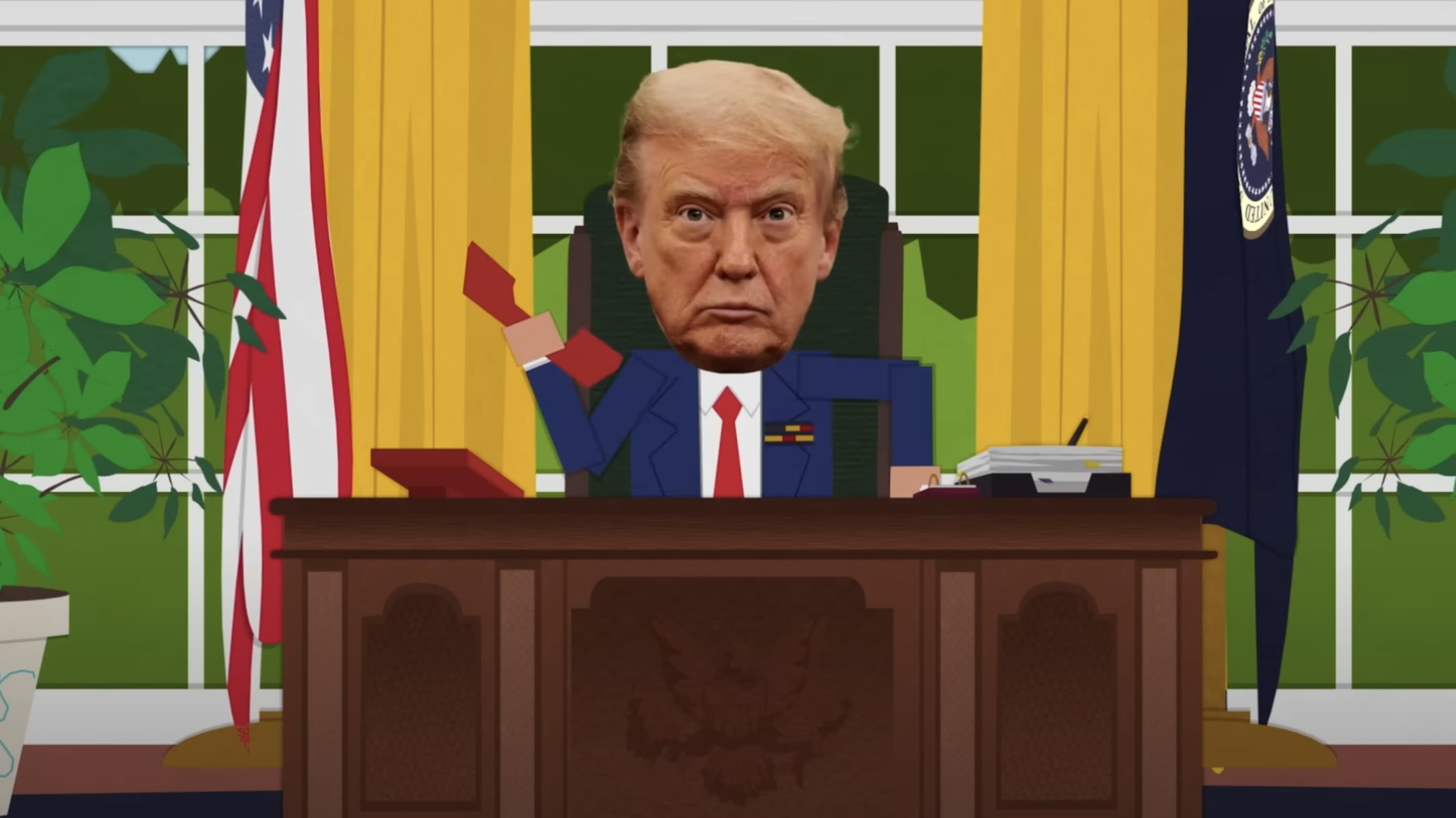‘South Park’ wins Emmy, trolls Trump, who’s always wanted one