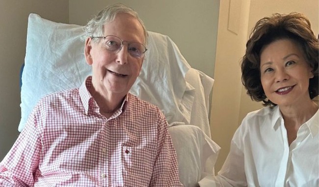 Mitch McConnell Silent As Report Raises Questions About His Wife's Chinese Government Ties