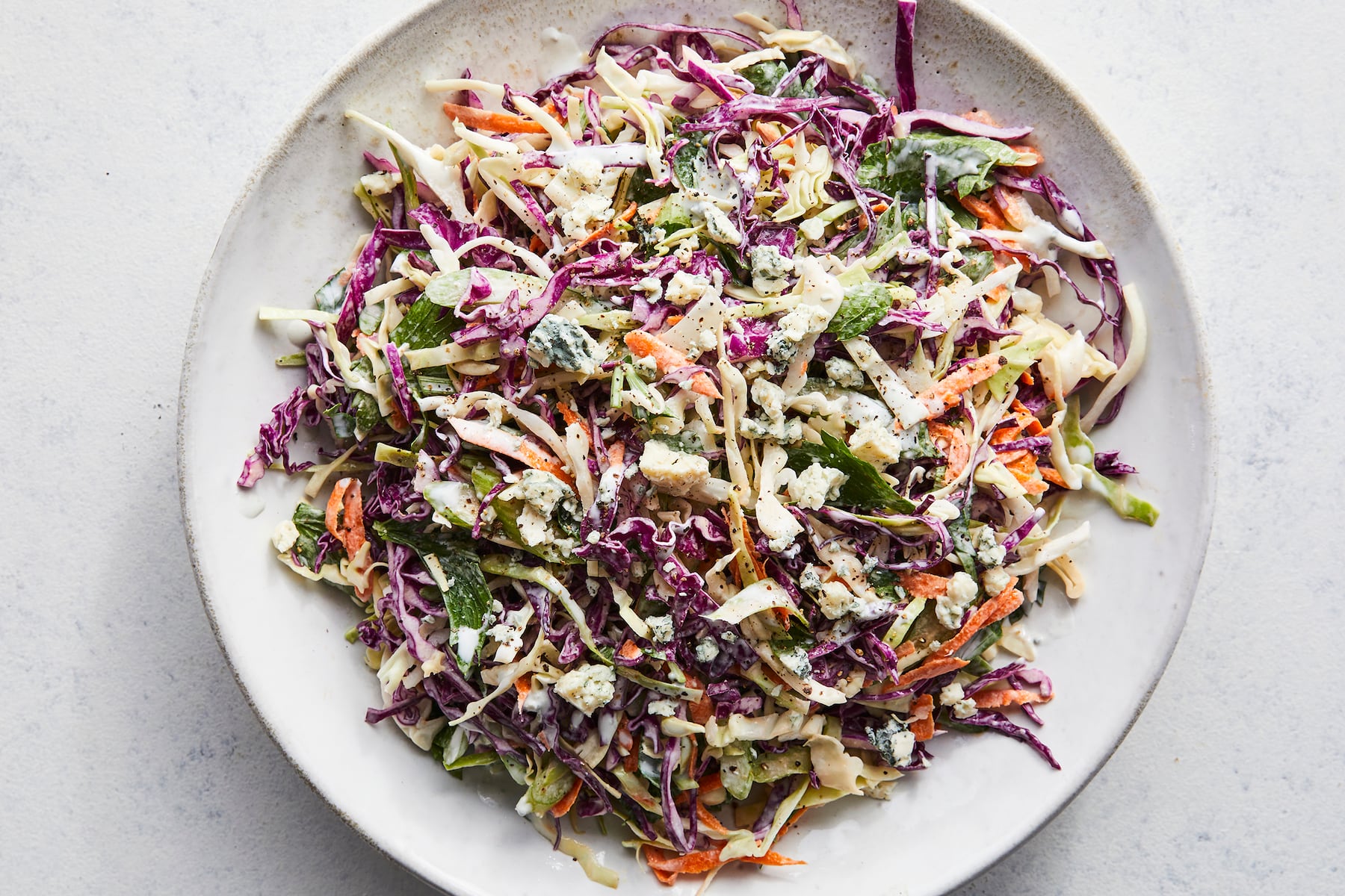Blue cheese coleslaw
