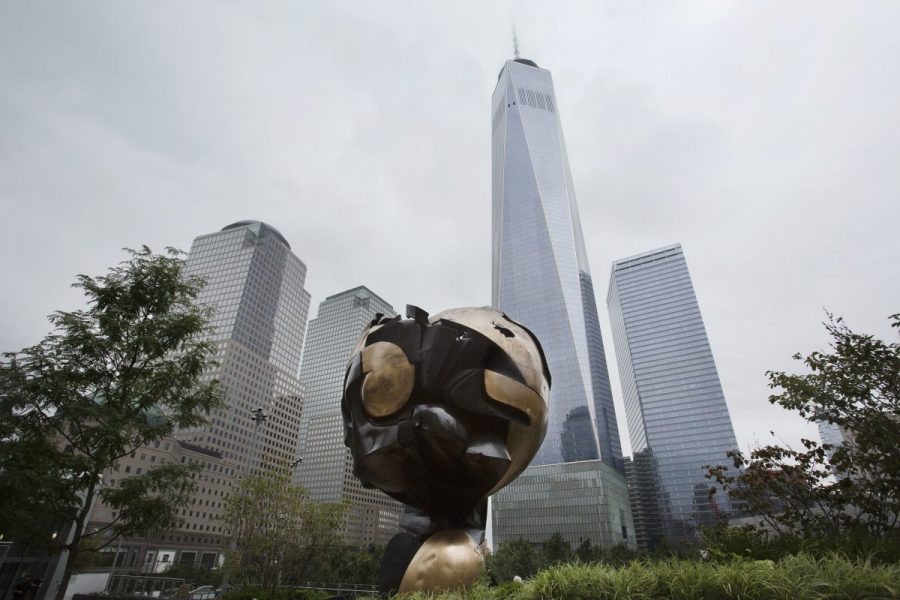 The Sphere stands as reminder of the damage and resilience of 9/11