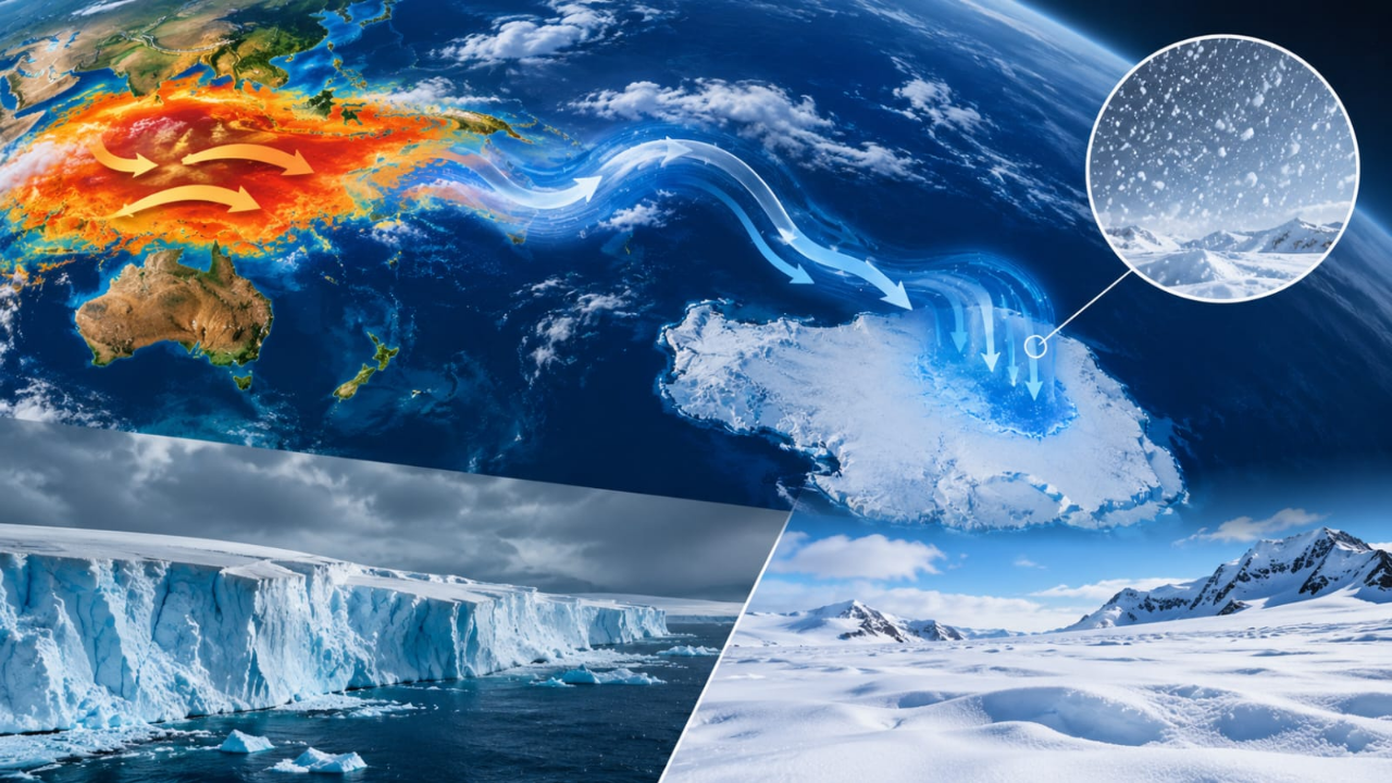 Antarctica gained record 695 billion tons of ice after decades of loss