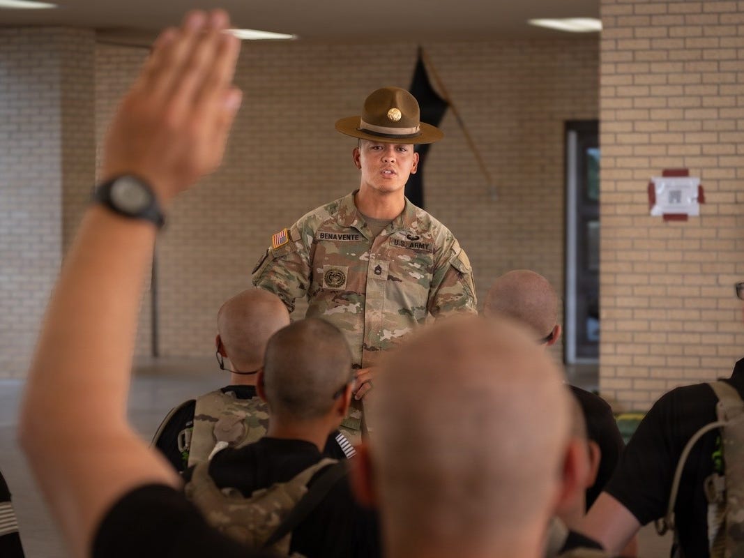 The US Army is testing whether reserve drill sergeants could help train a larger force for a major war