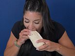 British woman reclaims her Guinness World Record title... by eating a burrito in just 30.75 seconds