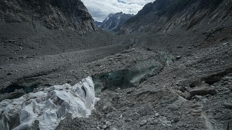 Nepal's flood disaster and the impact of climate change loom large in the icy shadow of Mont Blanc