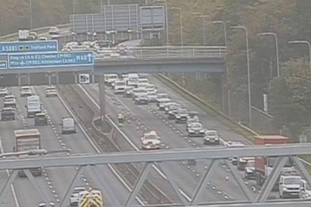 M60 chaos: Drivers face miles of traffic delays amid 'police-led incident' on busy motorway