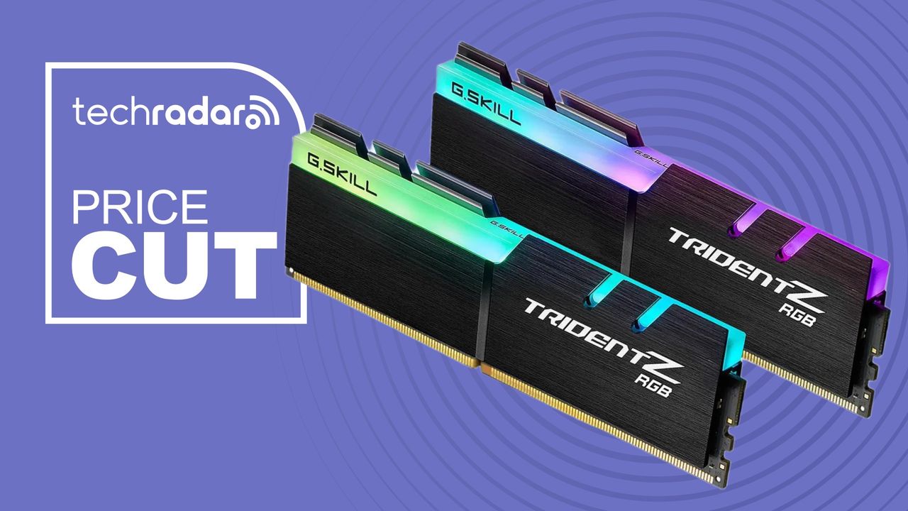 This 32GB G.Skill Trident Z RGB DDR4-3600 RAM kit deal is down to just $215 using a special coupon at Newegg