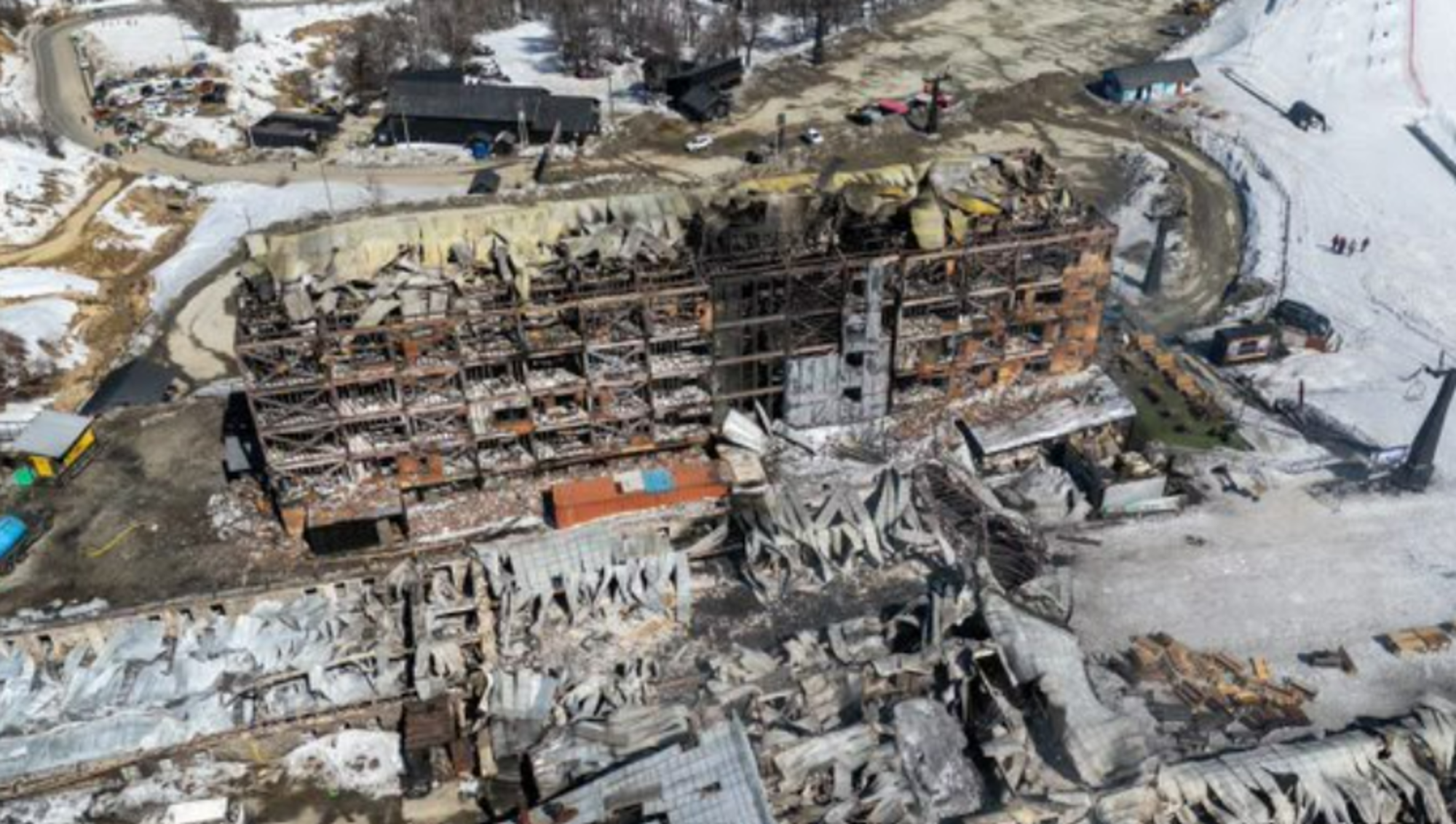 USA ski stars narrowly escape hotel fire which ripped through rooms and ravaged belongings as team plea for help