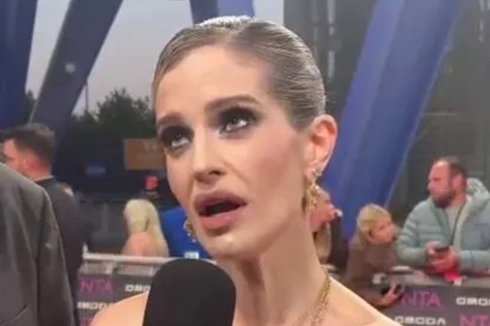 Kelly Osbourne says she ‘doesn’t agree’ with mum Sharon’s backing of Tommy Robinson but admits ‘it’s hard, I love her’
