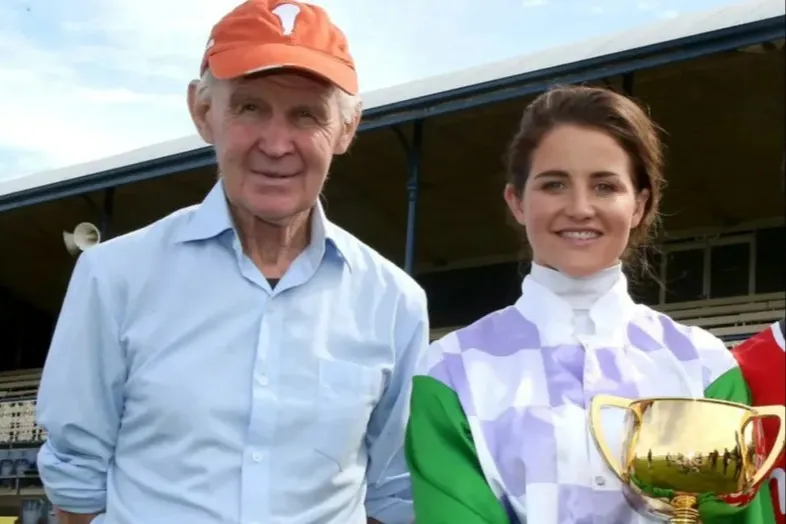 Racing legend and loving dad of ten whose jockey daughter won the Melbourne Cup dies aged 90