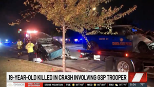 19-year-old dies in crash with GSP car during chase