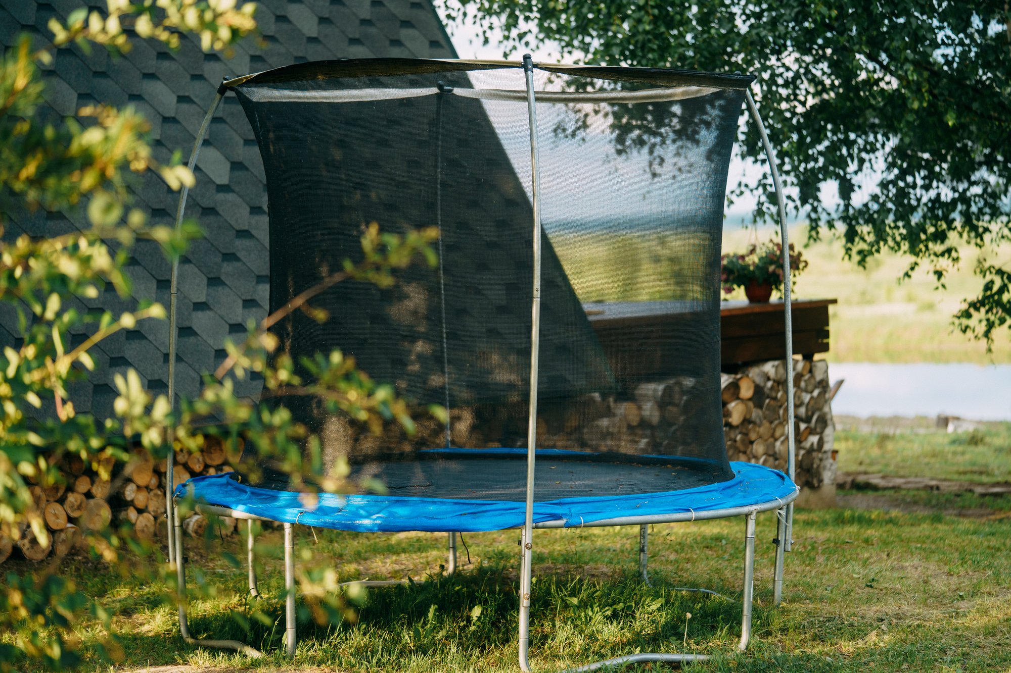 Neighbour from hell bans homeowner from having trampoline in their own field