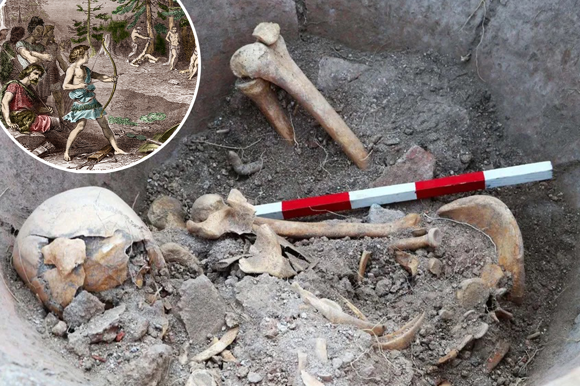 ‘Extraordinary circumstances’: 1,600-year-old skeleton in jar reveals Roman victim’s horrifying final moments