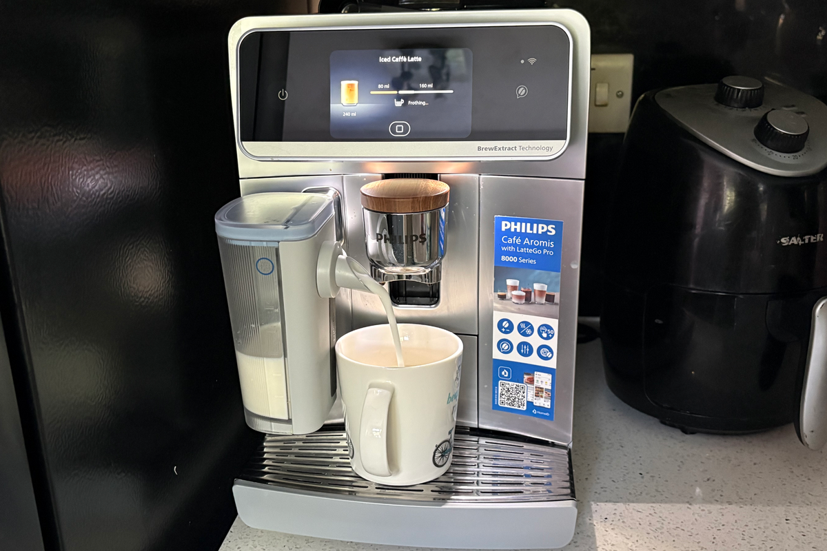 I tried the Philips café aromis espresso machine – and it’s upgraded my coffee routine