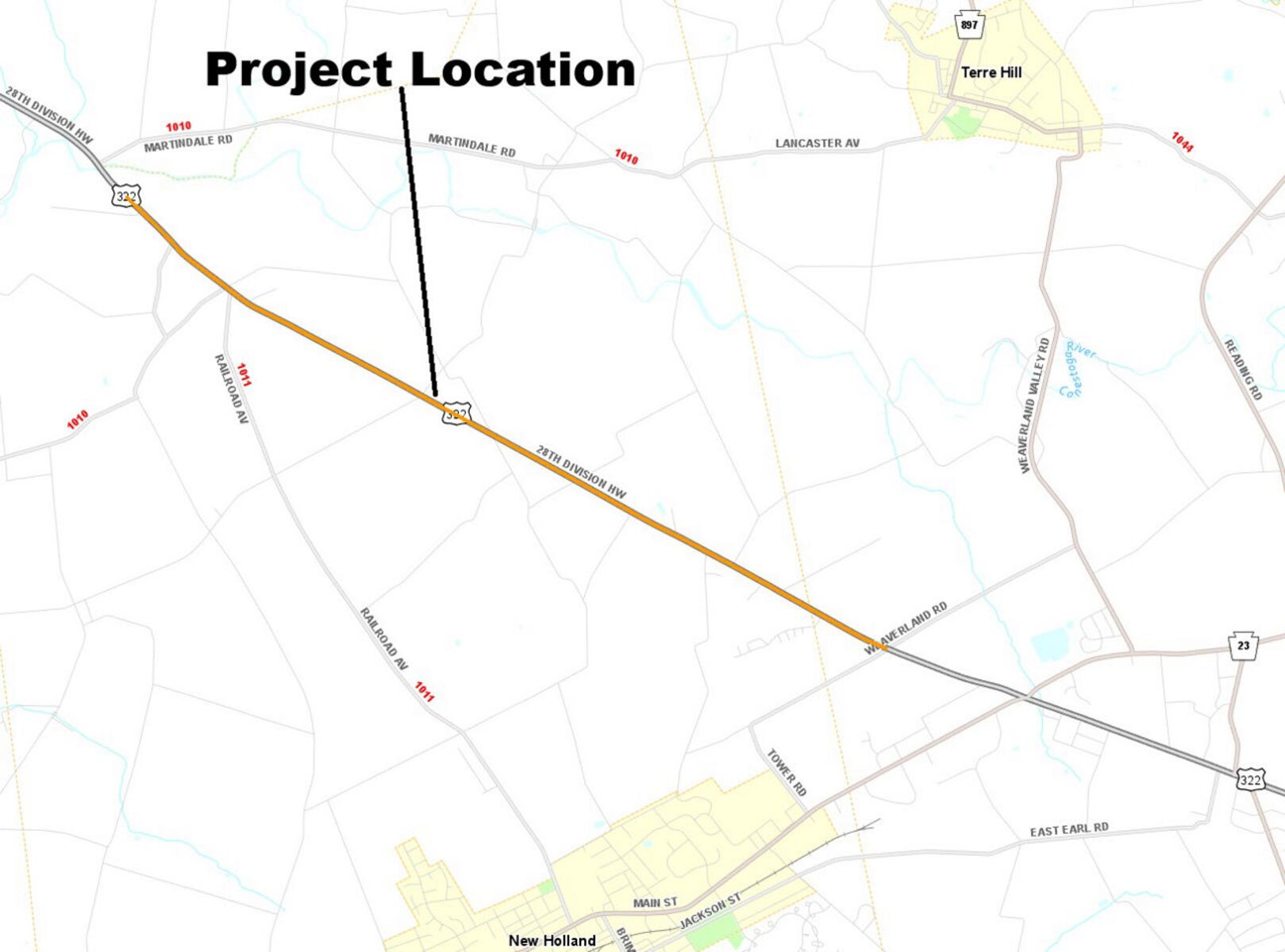 Route 322 road work set to begin in Lancaster County next week