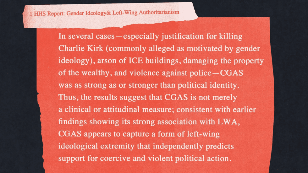 Inside the HHS study experts call a political weapon against transgender people
