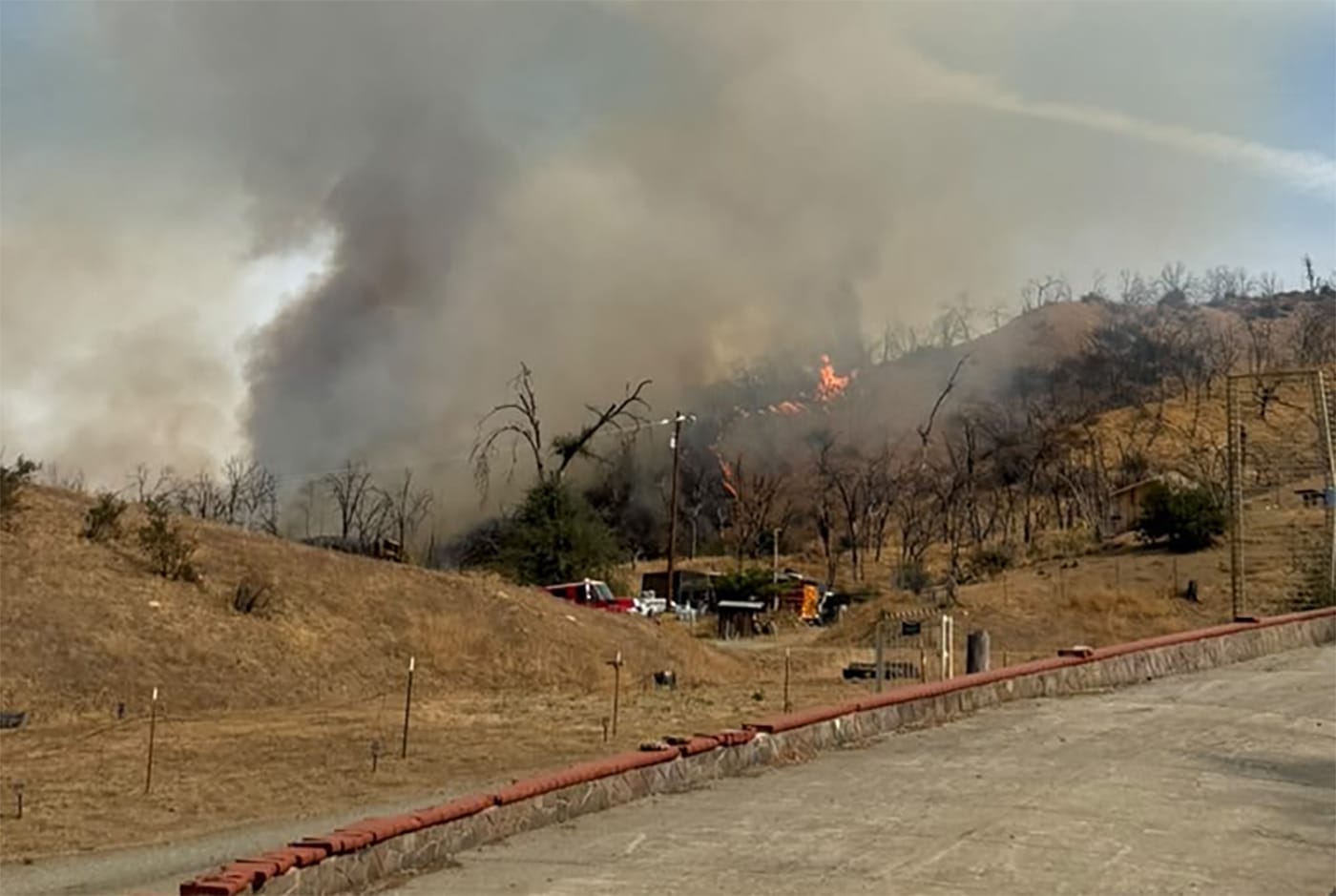 Steele Fire Burns 70 Acres Near Lake Berryessa