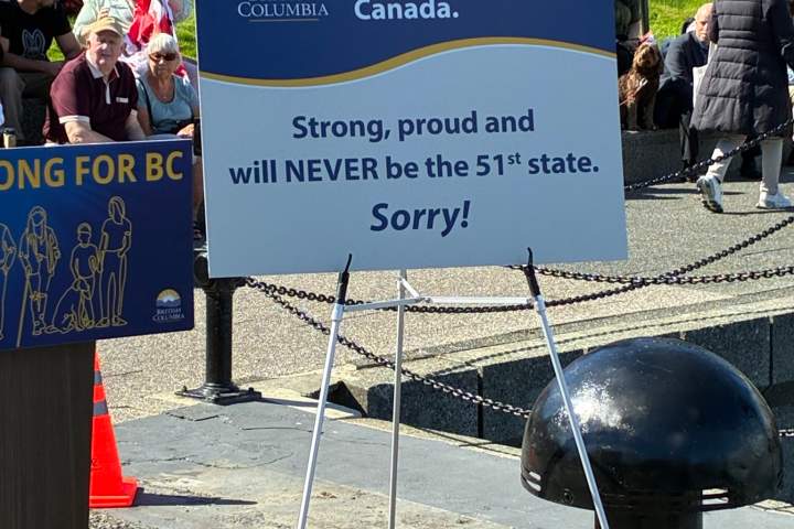 B.C. unveils new border signs: ‘We will never be the 51st state’
