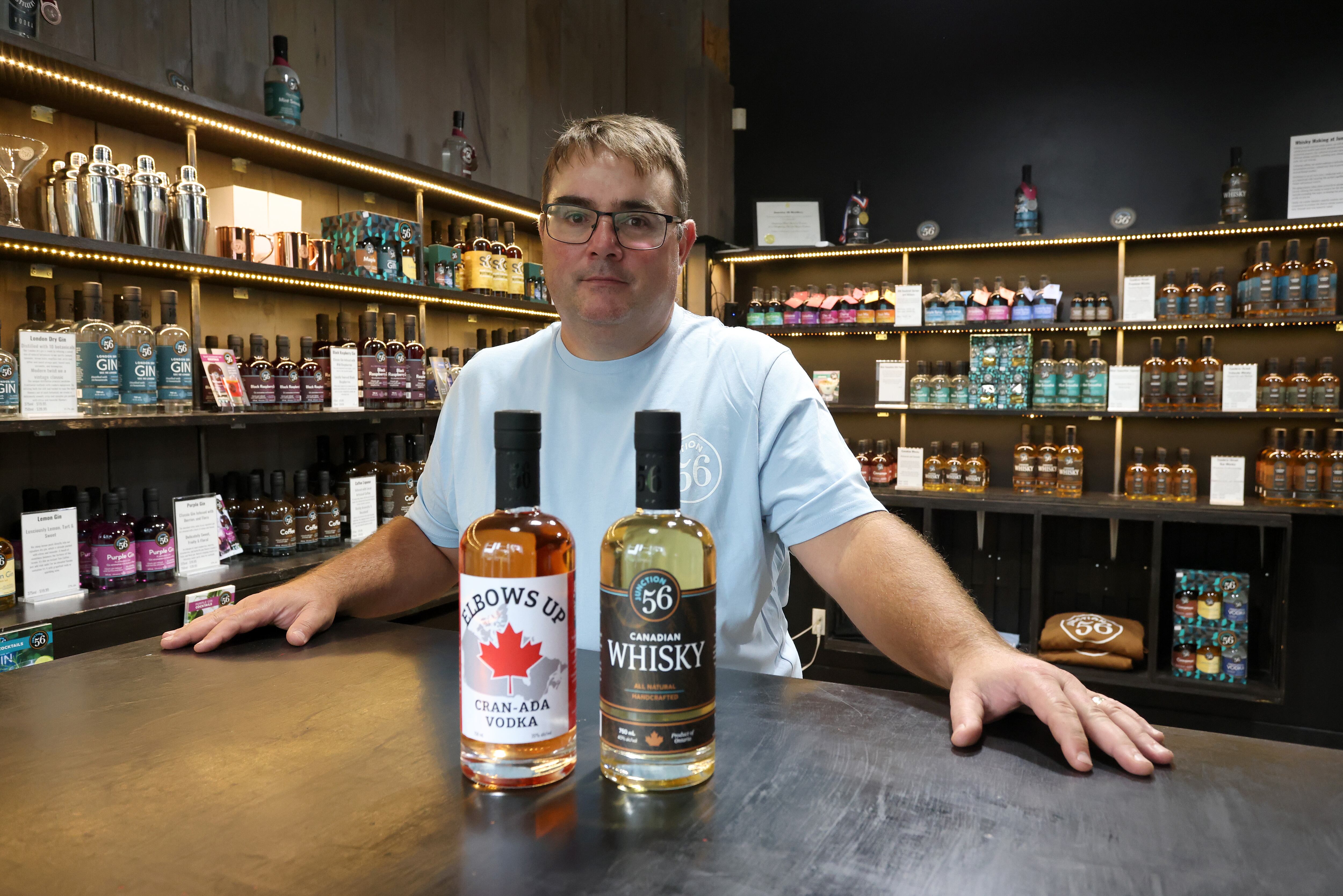 Canadian alcohol producers face a U.S. ban, but some shipments can still cross the border