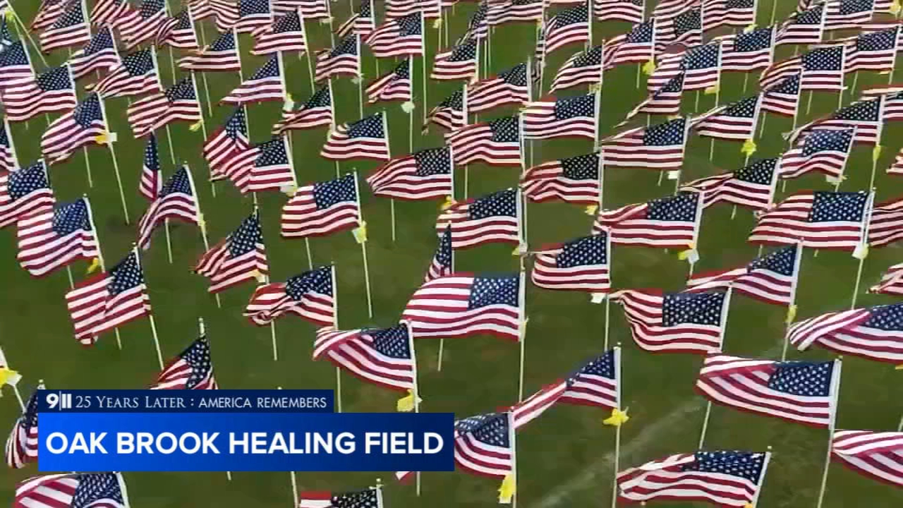 Oak Brook display of thousands of American flags seeks to humanize 9/11 attacks