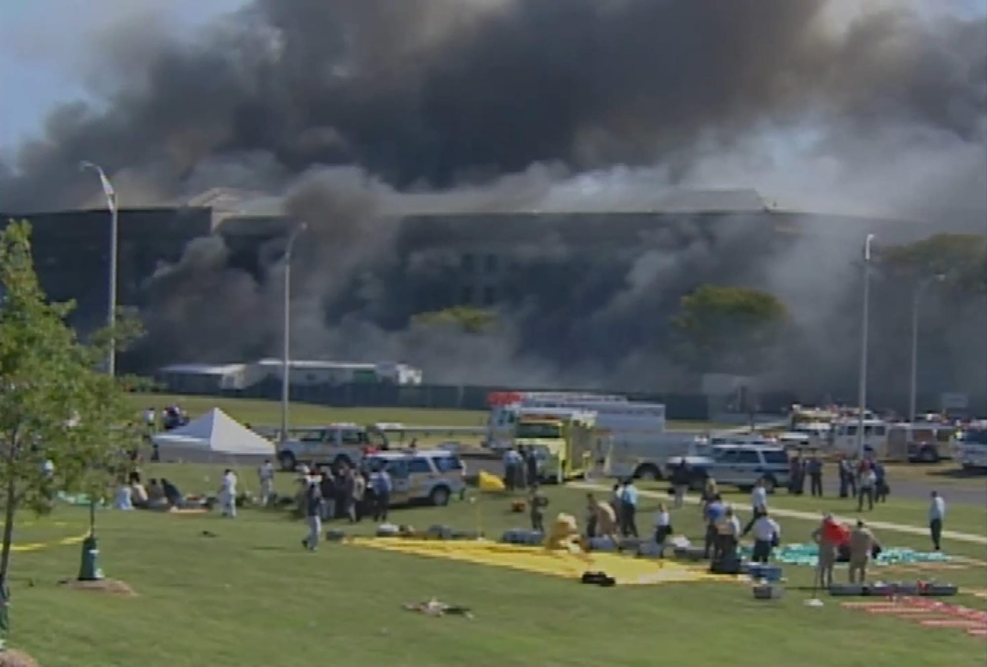 'Total chaos.' PBS News crews filmed the Pentagon on 9/11