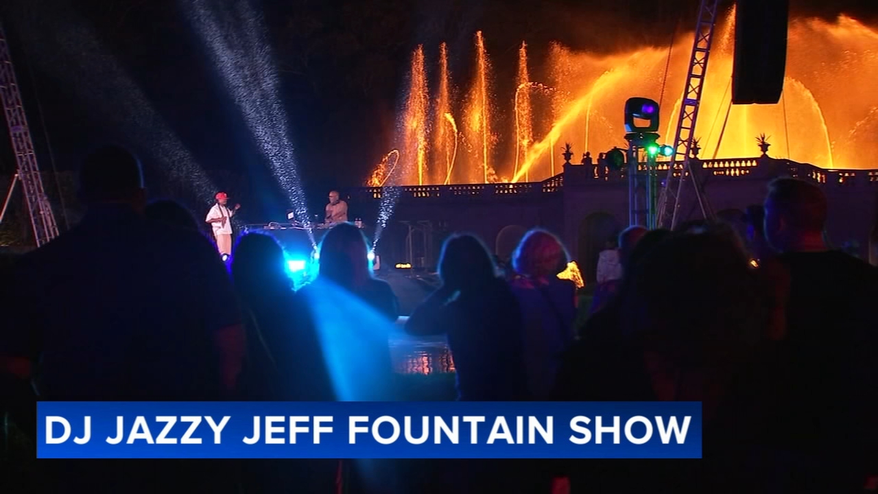 DJ Jazzy Jeff performs first-of-its-kind fountain show at Longwood Gardens
