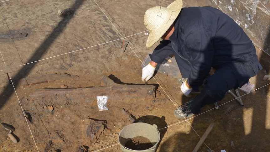 Fossil bones and tools from mysterious ancient human unearthed in China