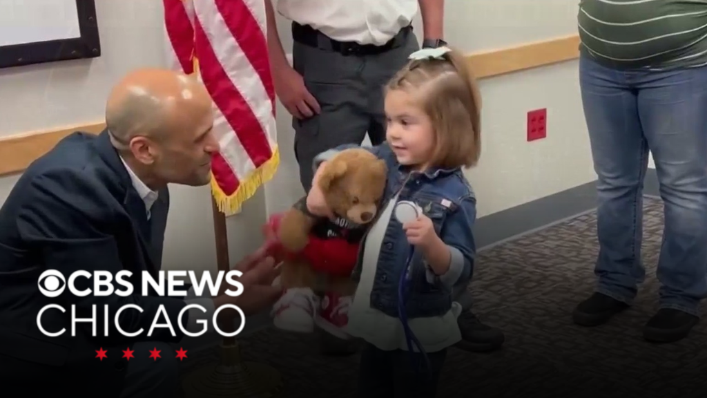 3-year-old girl in Texas honored for saving mother experience medical emergency