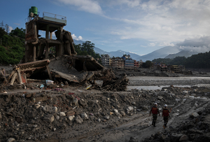 Nepal puts climate justice at center of pitch for aid