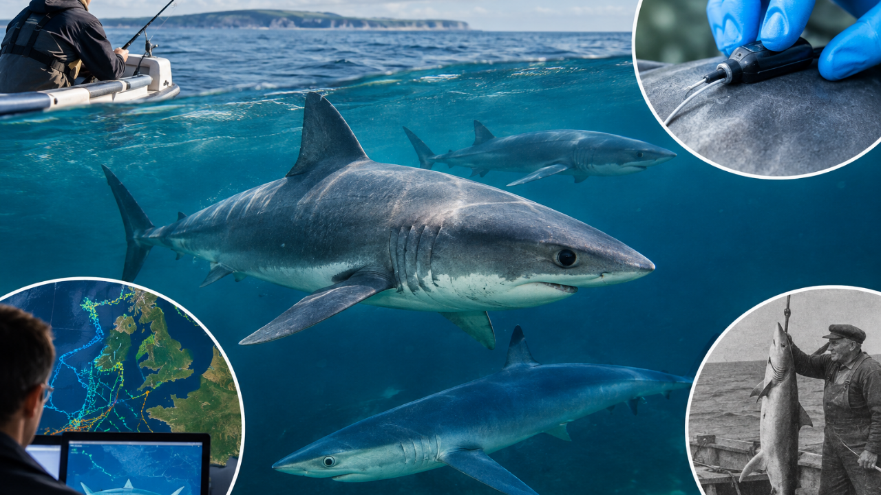 Scientists to tag 70 vulnerable sharks around Britain to track their movements