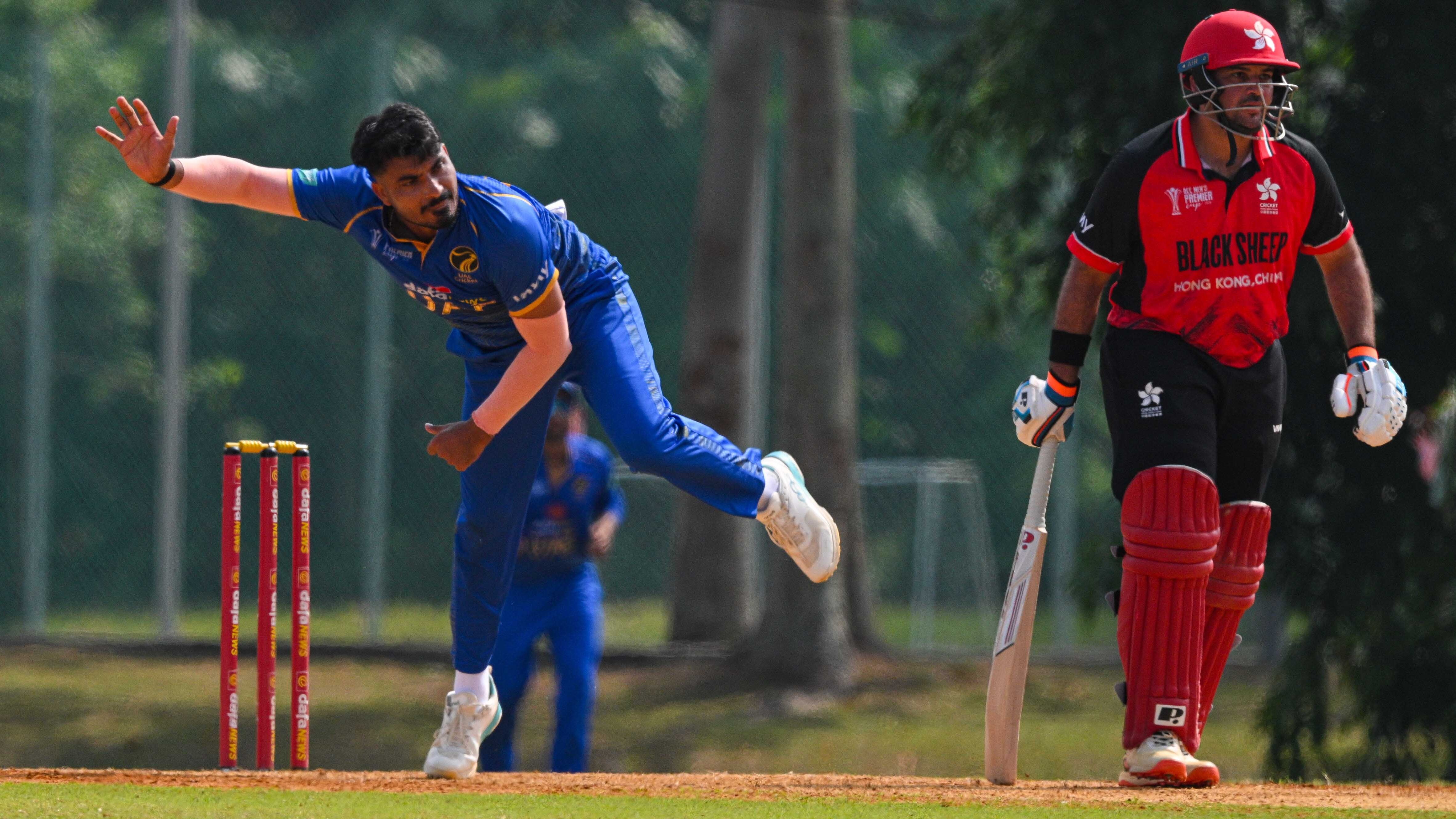 Nepal stand between UAE and Asia Cup qualification after Haider Ali leads thrashing of Hong Kong