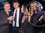 Ben Shephard celebrates his NTAs win with wife Annie and their rarely-seen son Jack, 19, and jokes 'he's flipping enormous'