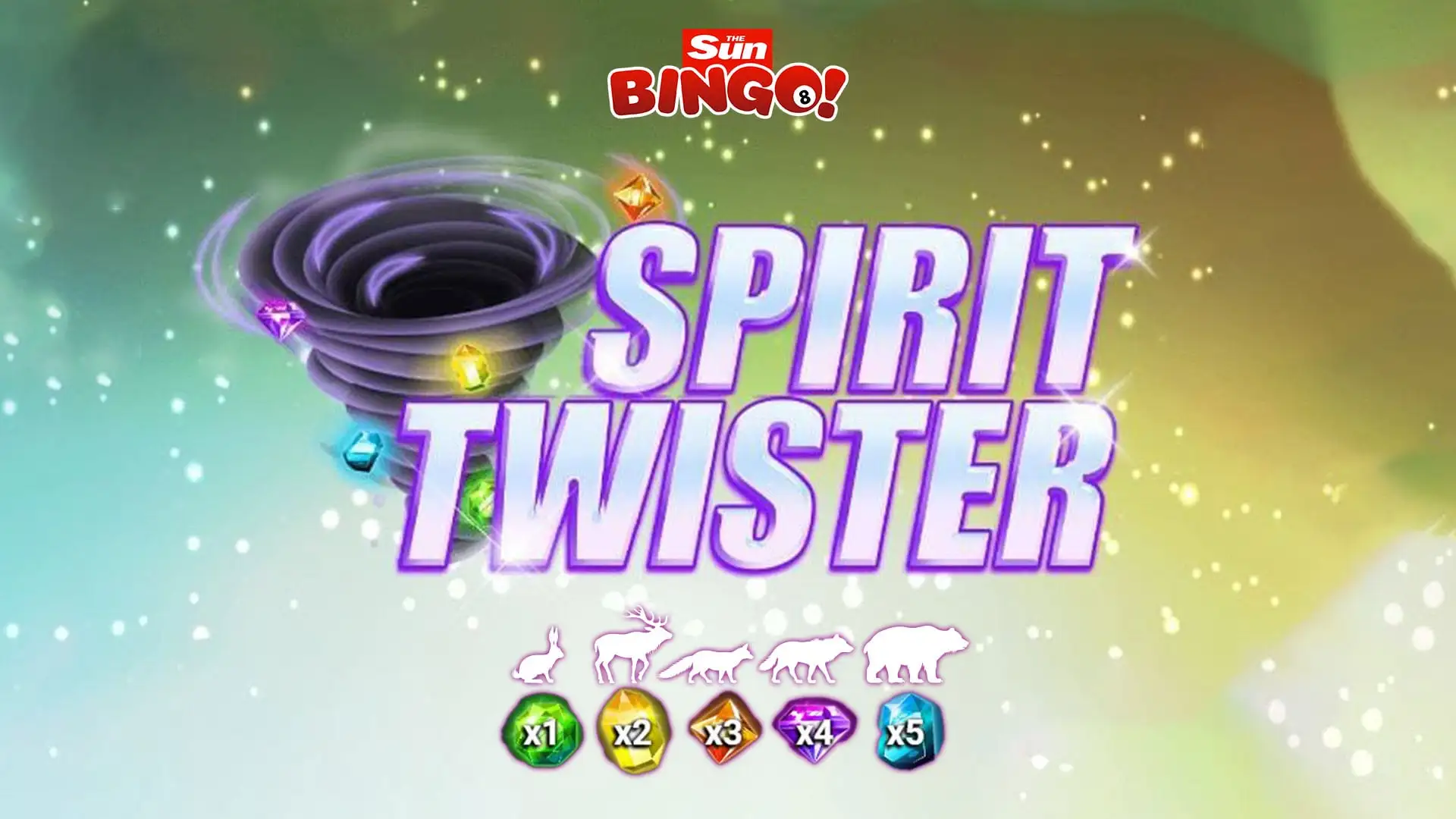Check out Fabulous Bingo’s exciting 75-ball bingo room Spirit Twister
